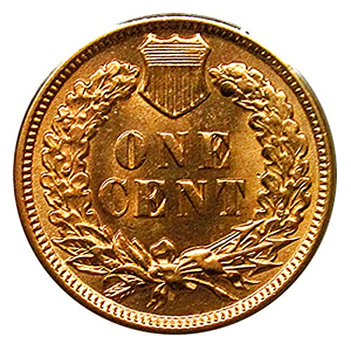 Amazon.com: 1908 Indian Head Cent - MS RD - Red Gem BU - 4